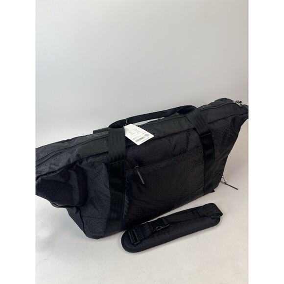 Athleta Excursion Convertible Duffle Bag Black Travel Workout‎ - Picture 5 of 9